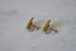 Marbled Green Bakelite Screw Back Earrings